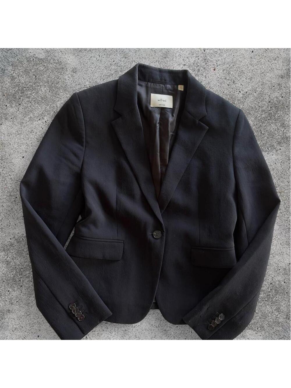 aritzia black etiquette blazer crepette